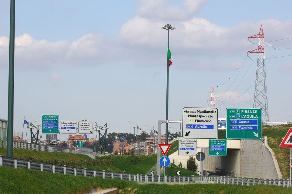 Roma GRA – segnaletica