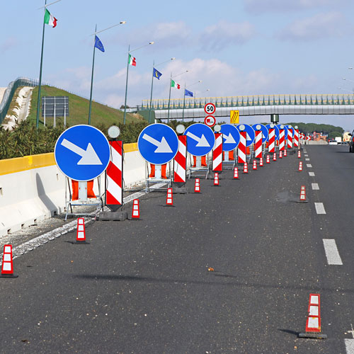 Allestimento cantieri stradali
